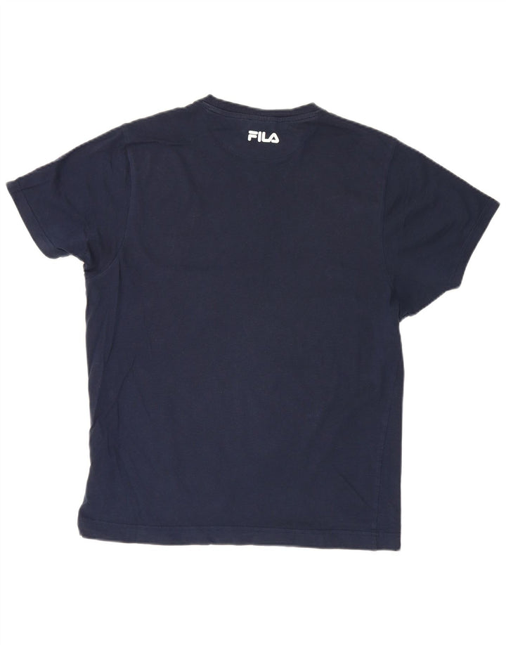 Fila Мужская футболка с рисунком Top XS Темно-синий