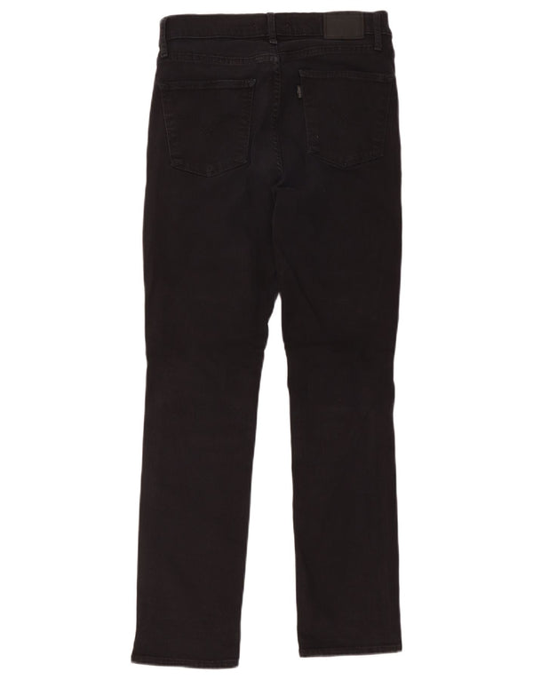 Женские джинсы суперскинни Levi's 724 с высокой посадкой W30 L30, черный хлопок