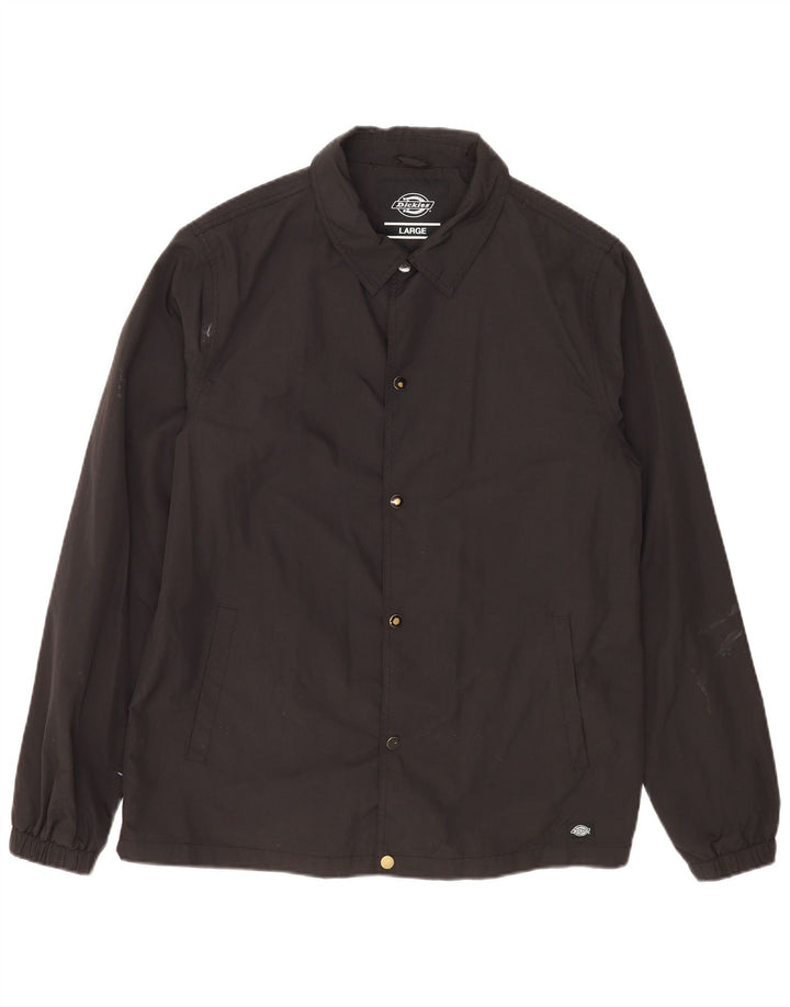 Мужская куртка-бомбер Dickies UK 40, большая, черная, полиамид