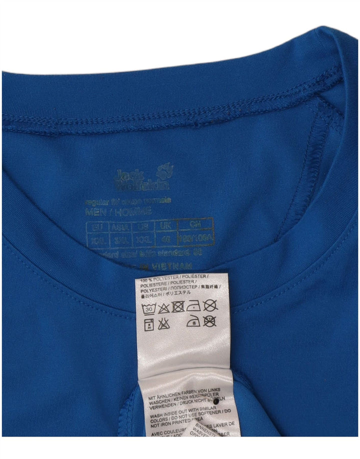 Мужская футболка Jack Wolfskin Top UK 46 2XL, синяя, полиэстер