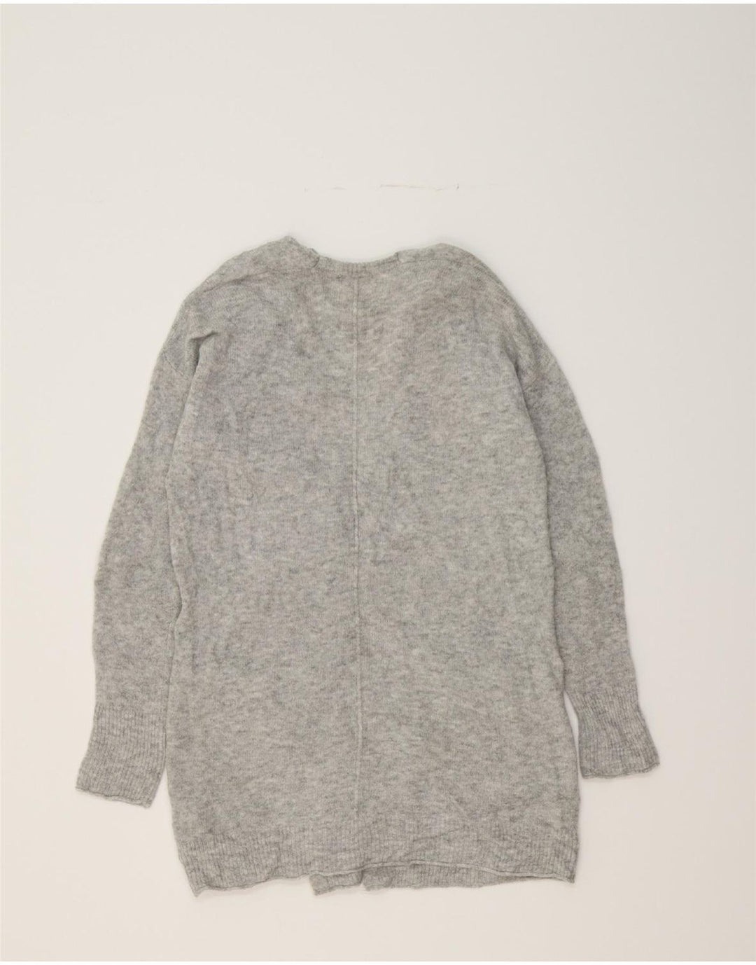 WHITE STUFF Womens Open Cardigan Sweater UK 10 Small Grey Acrylic Vintage White Stuff and Second-Hand White Stuff from Messina Hembry 