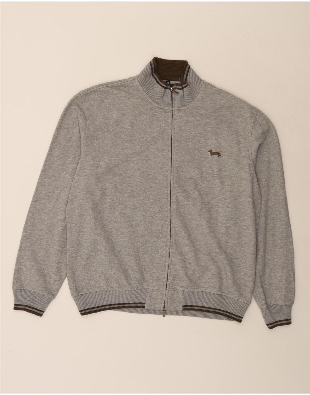 Harmont & Blaine Мужская спортивная куртка стандартного кроя 3XL серая в крапинку