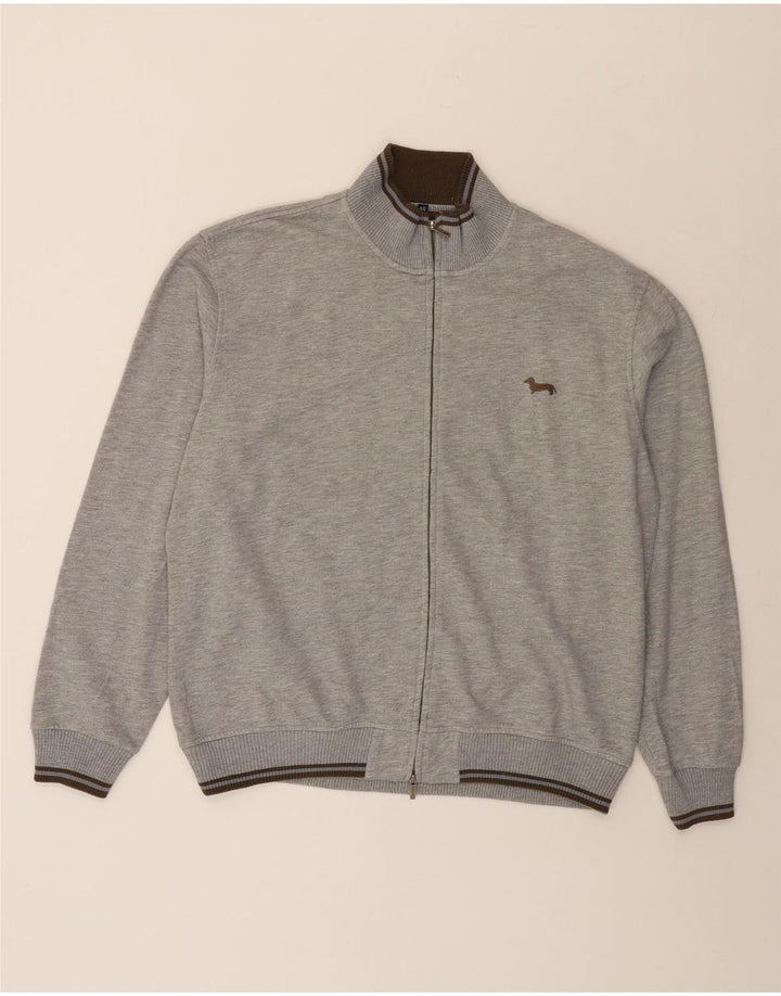 Harmont & Blaine Мужская спортивная куртка стандартного кроя 3XL серая в крапинку