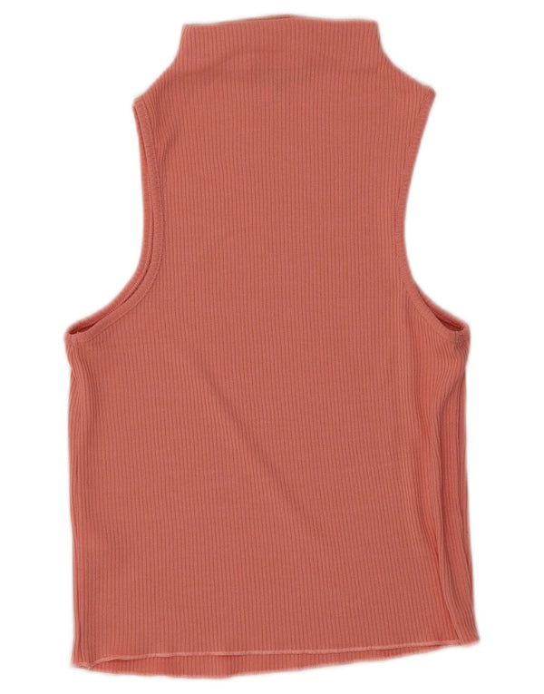 Topshop Womens Vest Top UK 10 Small Pink
