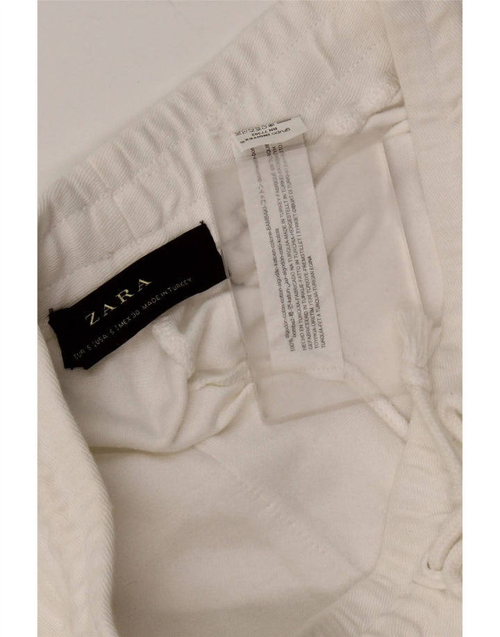 Мужские спортивные шорты Zara, маленькие белые хлопковые