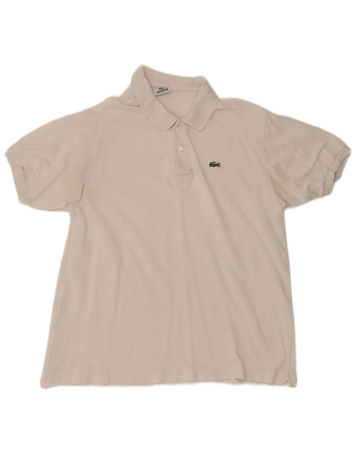 Мужская рубашка-поло Lacoste, размер 6 XL, белая