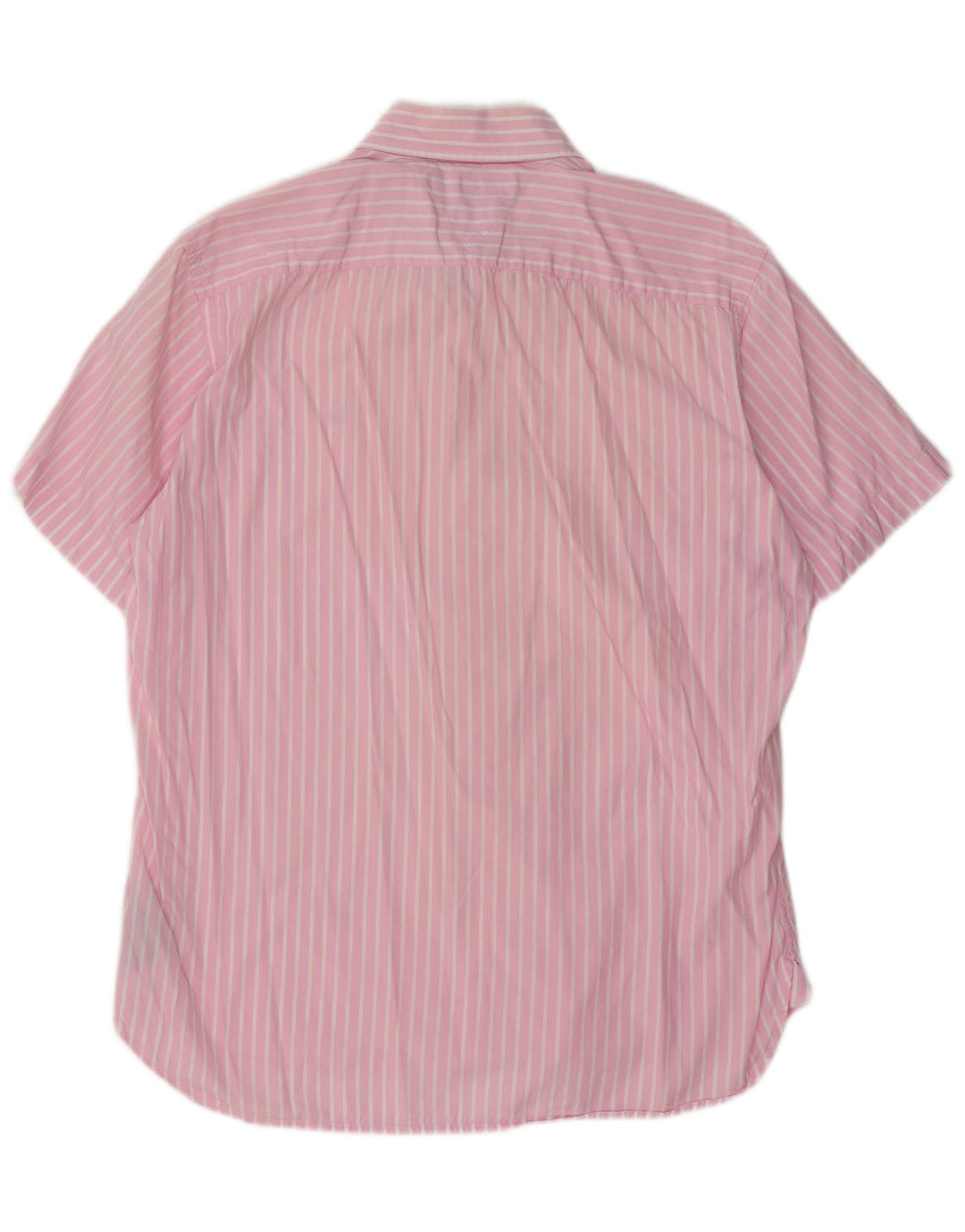 Мужская рубашка с коротким рукавом Tommy Bahama, большая розовая хлопковая полоска