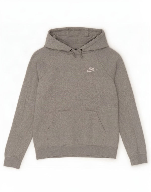 Женский джемпер с капюшоном оверсайз Nike UK 6 XS, серый хлопок