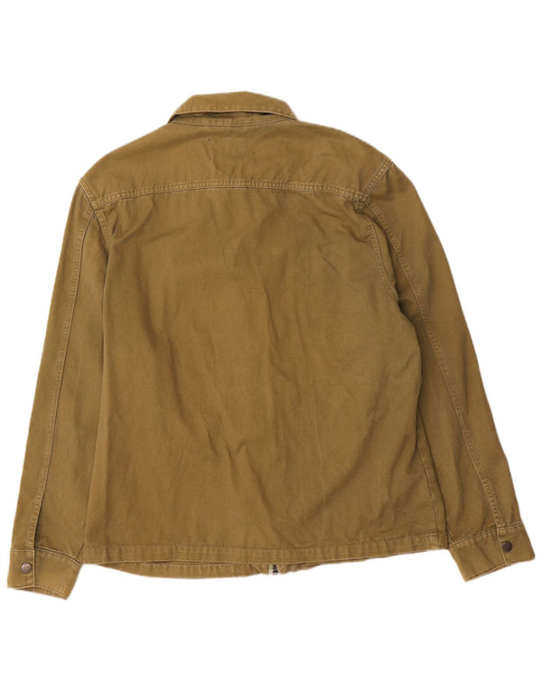 Мужская куртка-бомбер Zara UK 42 XL, зеленый хлопок
