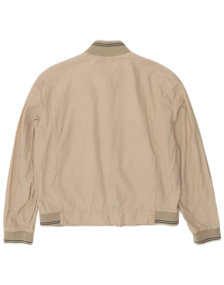 Мужская куртка-бомбер Fred Perry UK 42 XL, бежевый нейлон