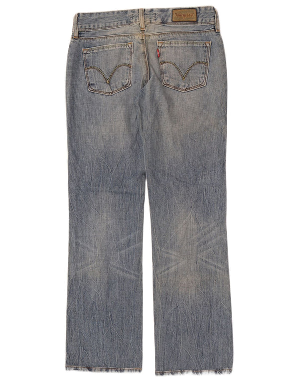 Женские прямые джинсы Levi's 570 W28 L30 синие, хлопок