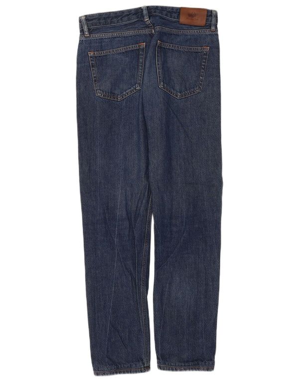 Мужские прямые джинсы MASSIMO DUTTI EU 38, маленькие W30 L30, синий хлопок