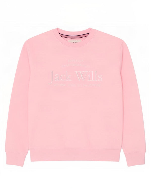 Джемпер с рисунком для девочек Jack Wills, розовый, 11–12 лет