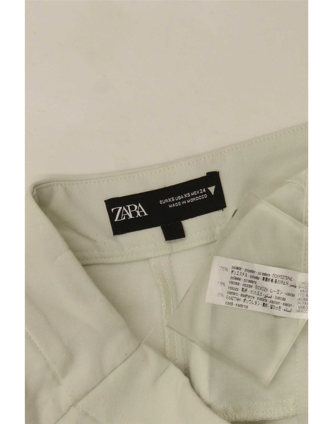 Женские шорты-шорты Zara XS W25, зеленый полиэстер
