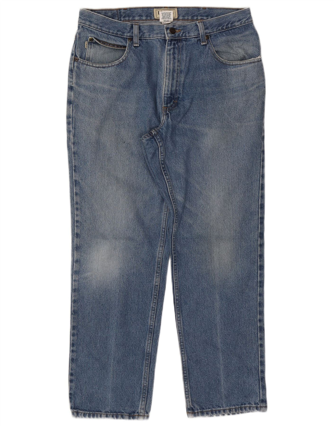 Мужские прямые джинсы L.L.BEAN классического кроя W34 L29, синий хлопок