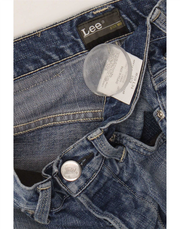 Женские прямые джинсы Lee Knox W28 L28, синий хлопок