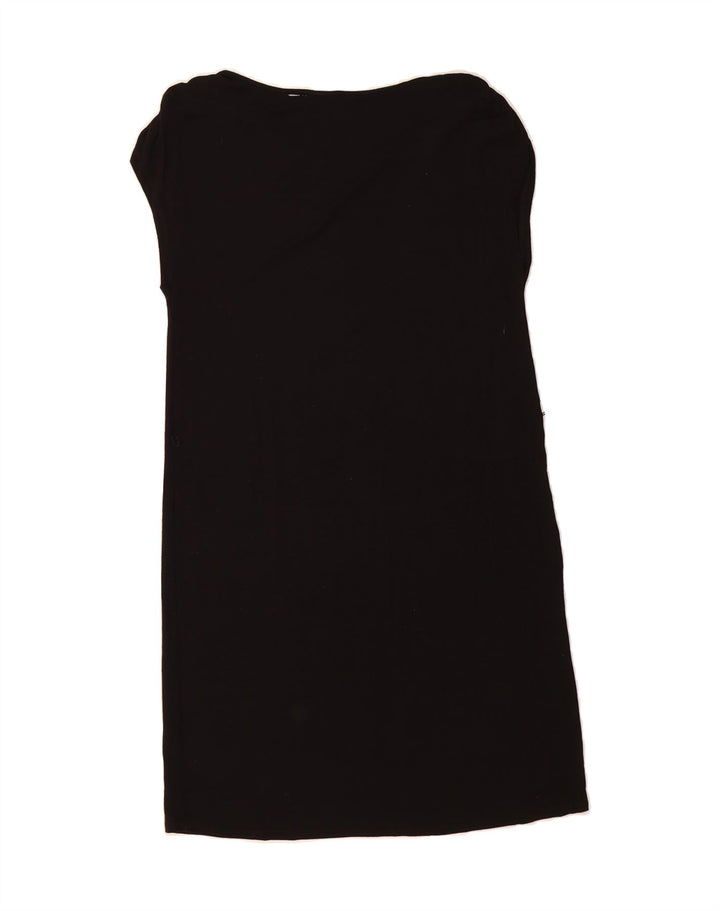 OASIS Womens Sleeveless Sheath Dress UK 10 Small Black Vintage Oasis and Second-Hand Oasis from Messina Hembry 