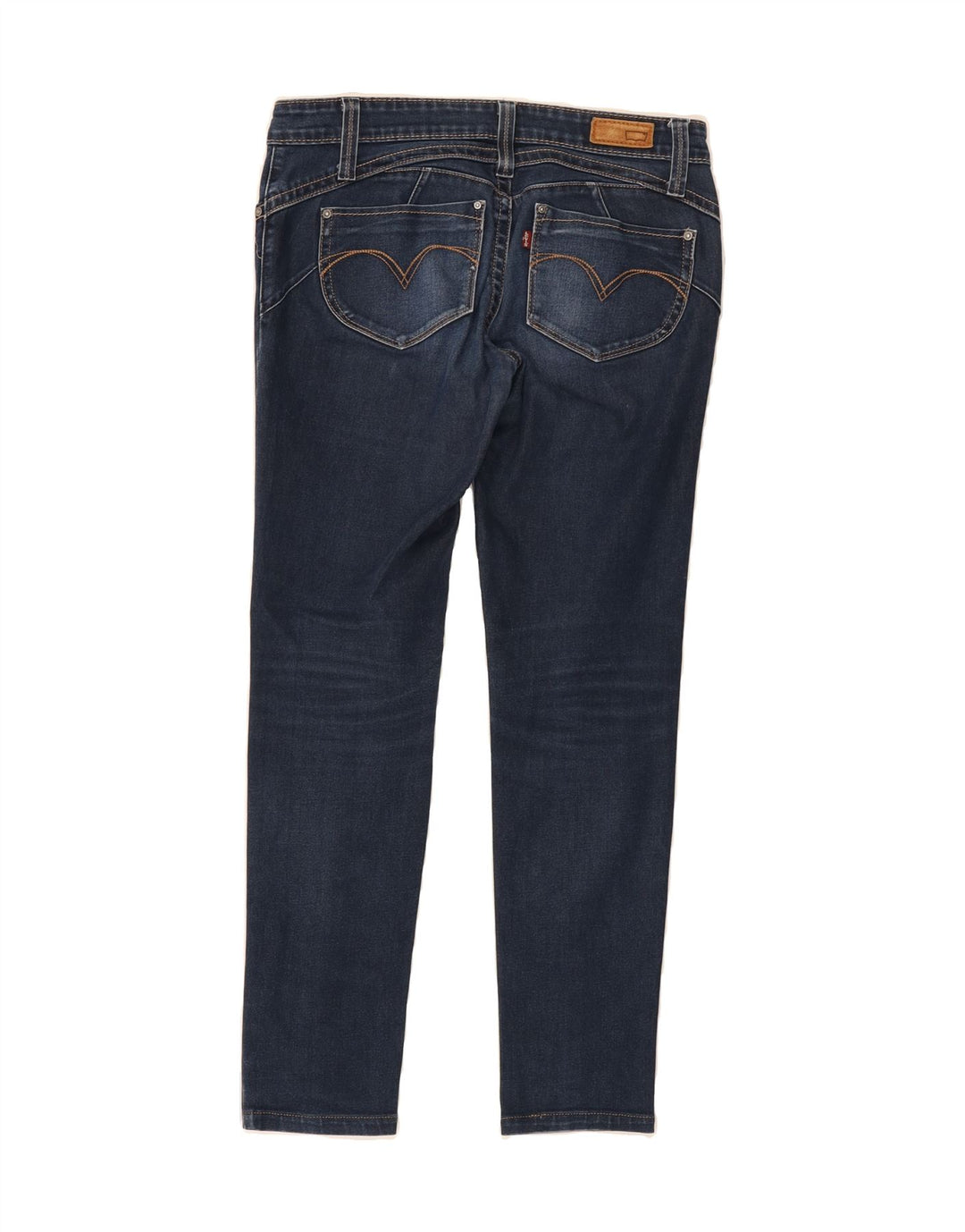 LEVI'S Womens Low Skinny Jeans W29 L28 Blue Cotton Vintage Levi's and Second-Hand Levi's from Messina Hembry 