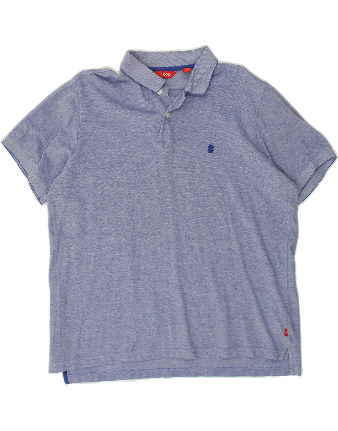 IZOD Mens Polo Shirt Large Blue Cotton Vintage Izod and Second-Hand Izod from Messina Hembry 