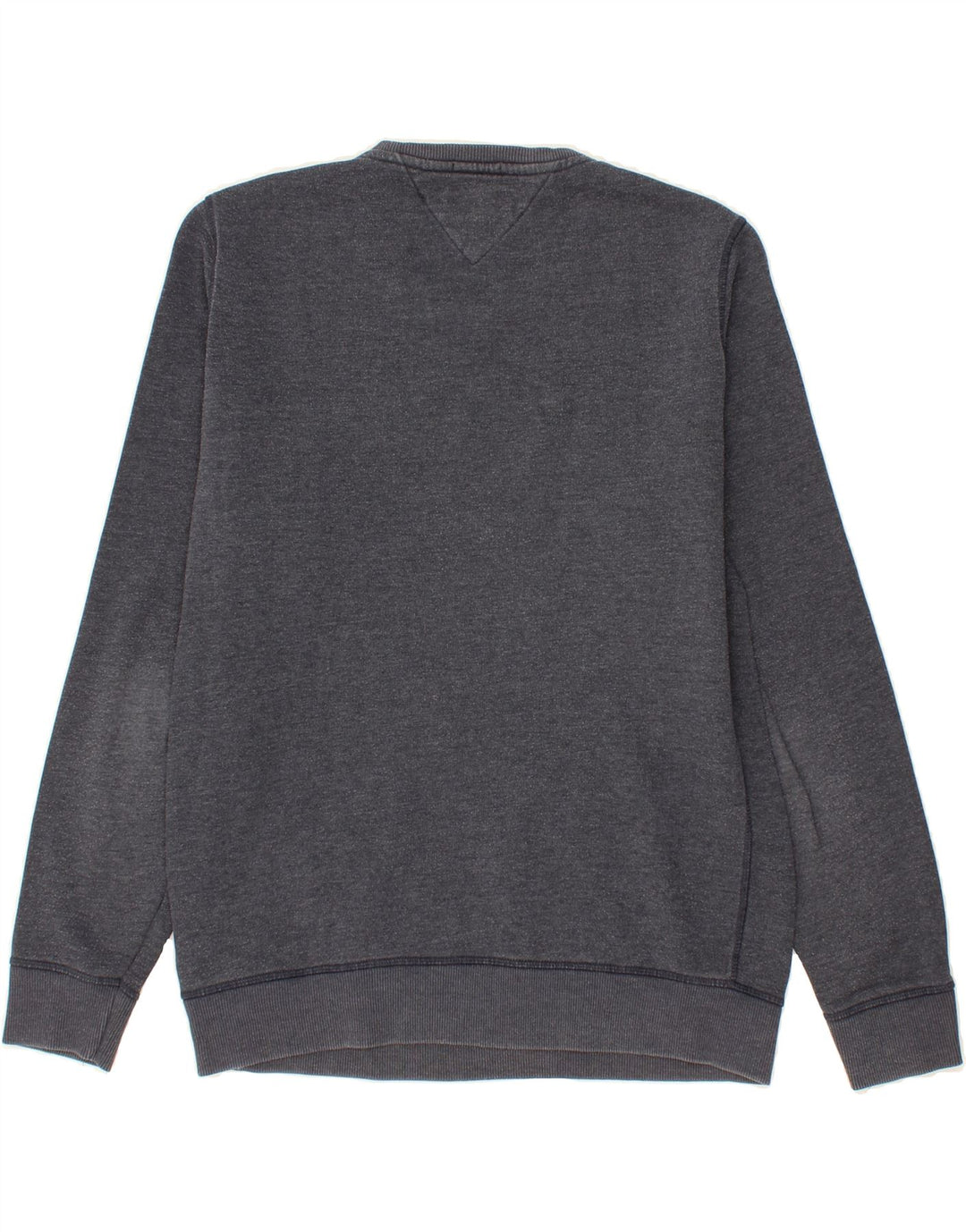TOMMY HILFIGER Mens Regular Fit Sweatshirt Jumper Large Navy Blue Cotton Vintage Tommy Hilfiger and Second-Hand Tommy Hilfiger from Messina Hembry 