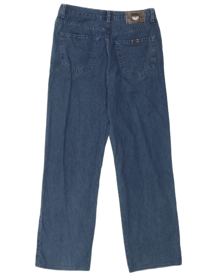 Мужские прямые джинсы Trussardi W33 L30 синие, хлопок