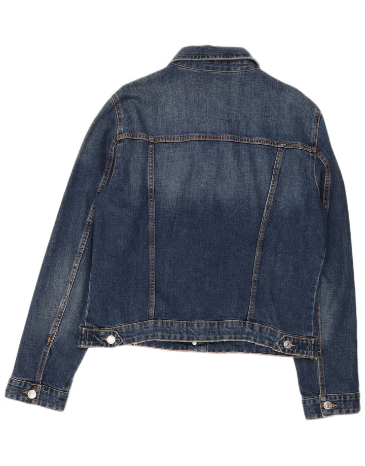 Женская джинсовая куртка Zara UK 18 XL, синяя, хлопок