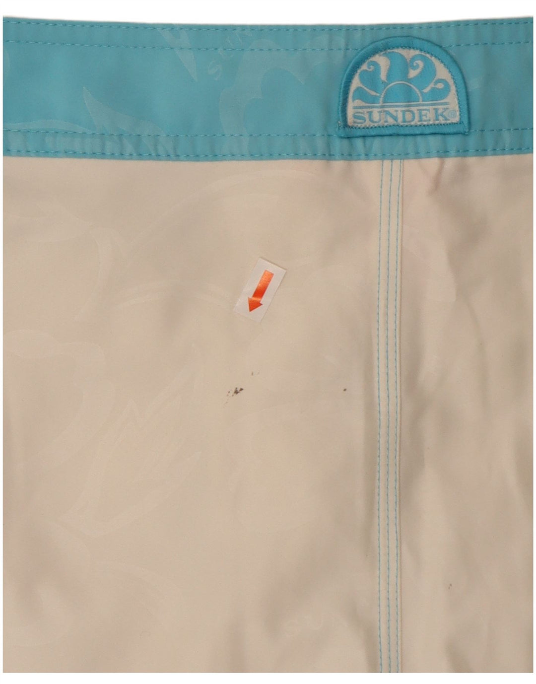 Sundek Мужские шорты для плавания, средний белый цветочный полиэстер