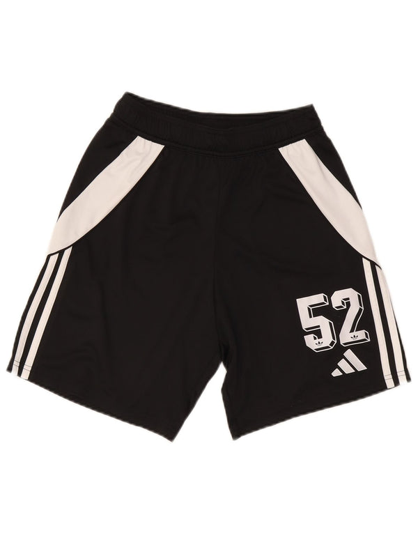 Мужские спортивные шорты Adidas Aeroready с графическим рисунком, маленькие черные с цветными блоками