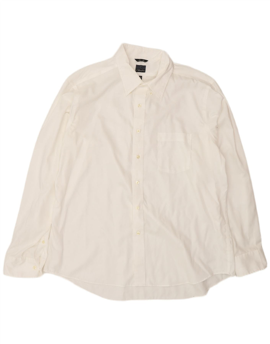 Мужская рубашка Chaps, размер 18, 2XL, белый хлопок