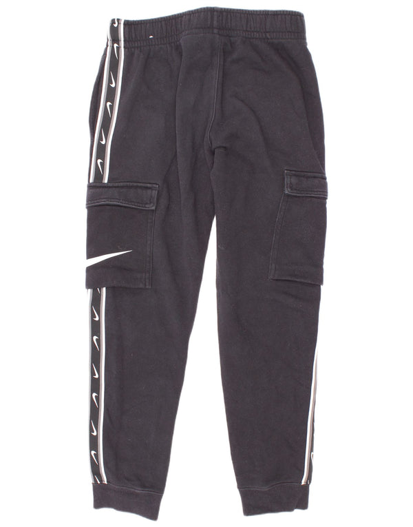 Спортивный костюм-карго с рисунком для мальчиков Nike, брюки для бега, 8–9 лет, маленький черный цвет