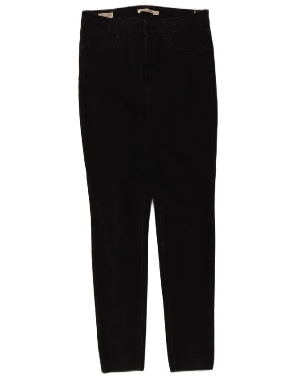 Женские джинсы скинни Levi's 721 с высокой посадкой W29 L30, черный хлопок