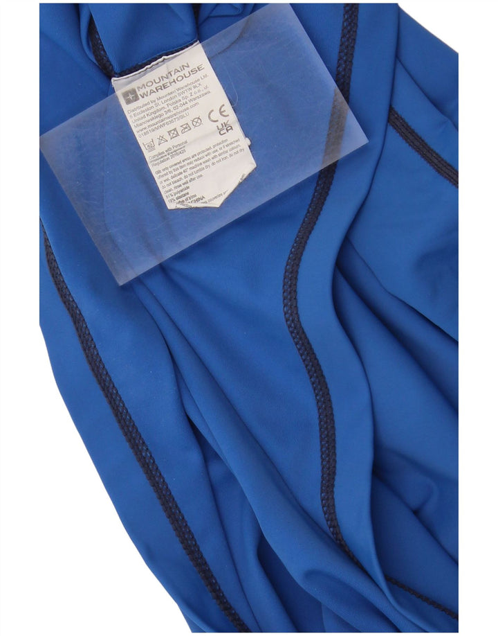 MOUNTAIN WAREHOUSE Mens T-Shirt Top Medium Blue Polyamide