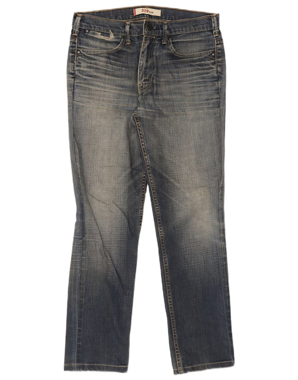 Мужские джинсы Levi's Slim 519 W34 L30 синие
