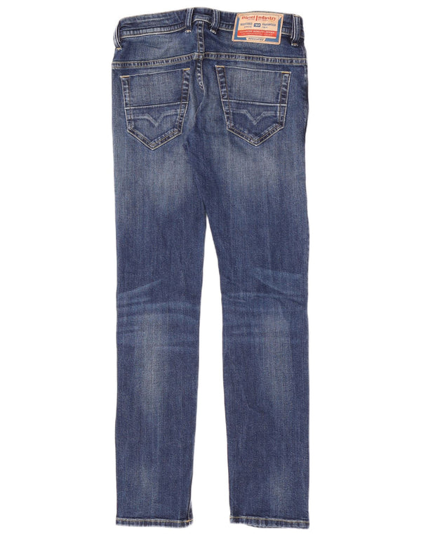 Diesel Mens Thommer Slim Jeans W28 L30 Blue Cotton