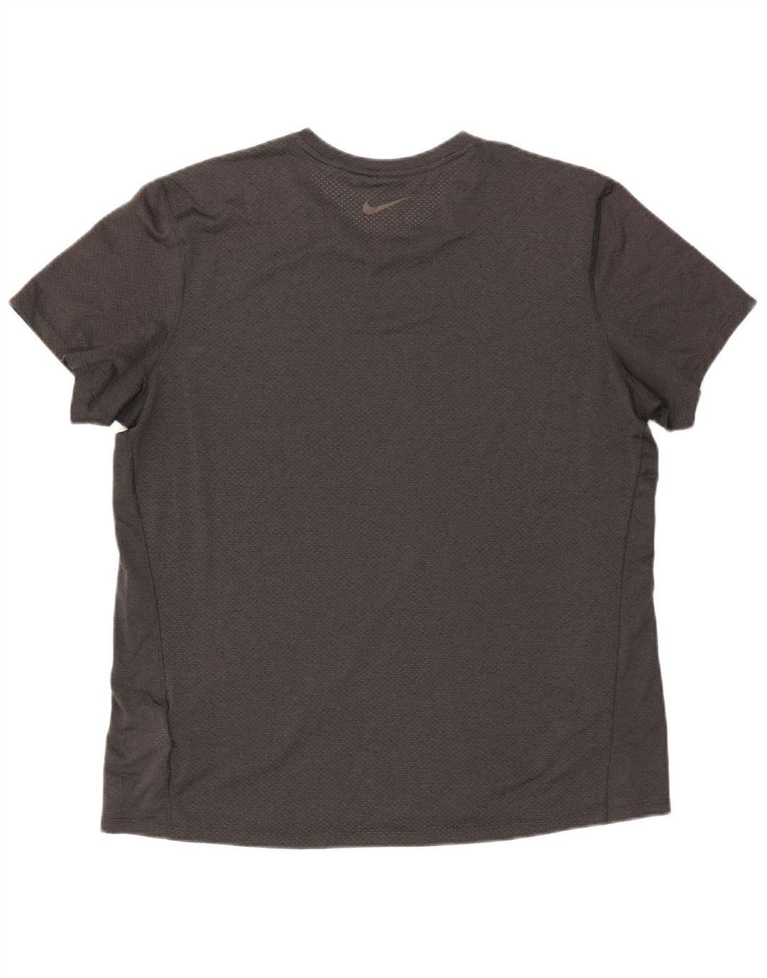 Мужская футболка Nike Dri Fit Top XL, серый полиэстер с цветными блоками