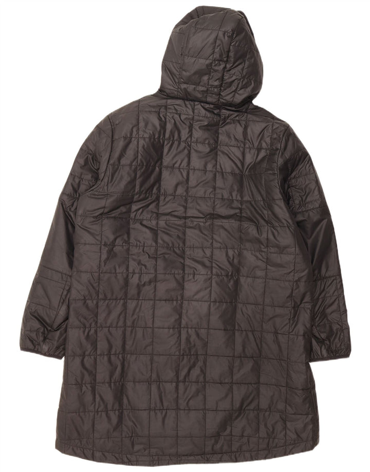 Мужская стеганая куртка с капюшоном NIKE UK 42 XL, черный полиэстер