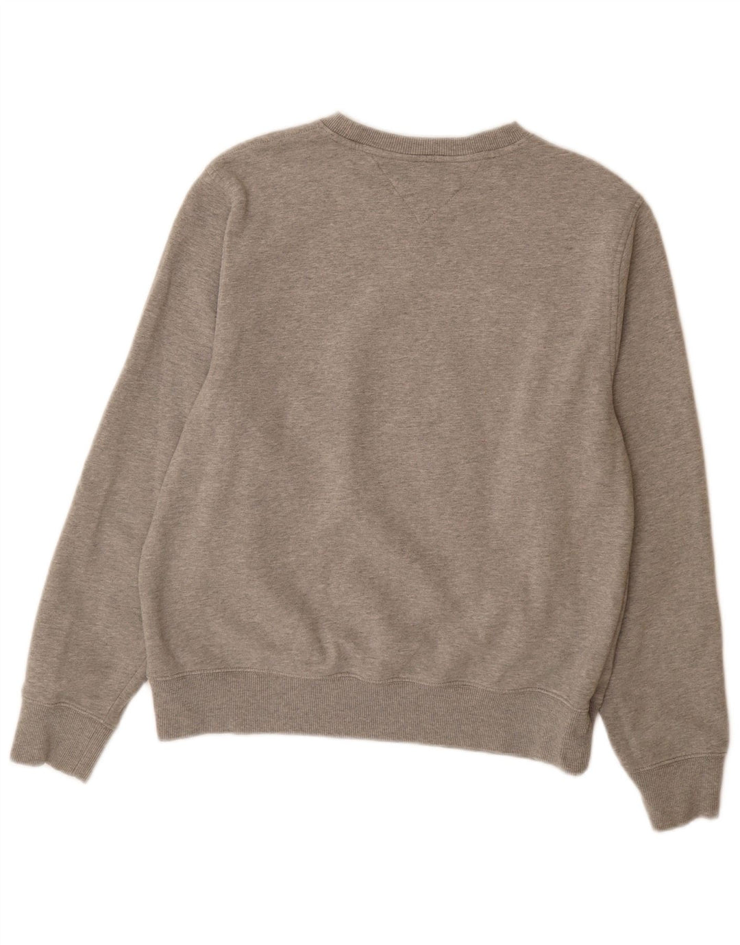 Женский свитшот с рисунком TOMMY HILFIGER UK 14, хлопковый средний серый цвет