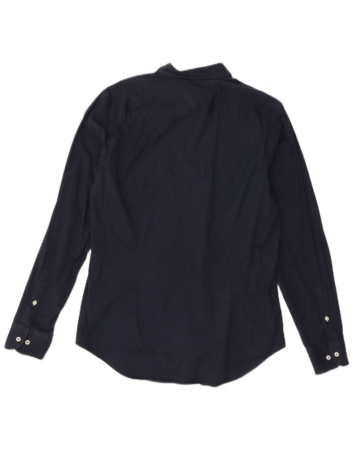 Мужская рубашка Tommy Hilfiger XL, темно-синяя, хлопок