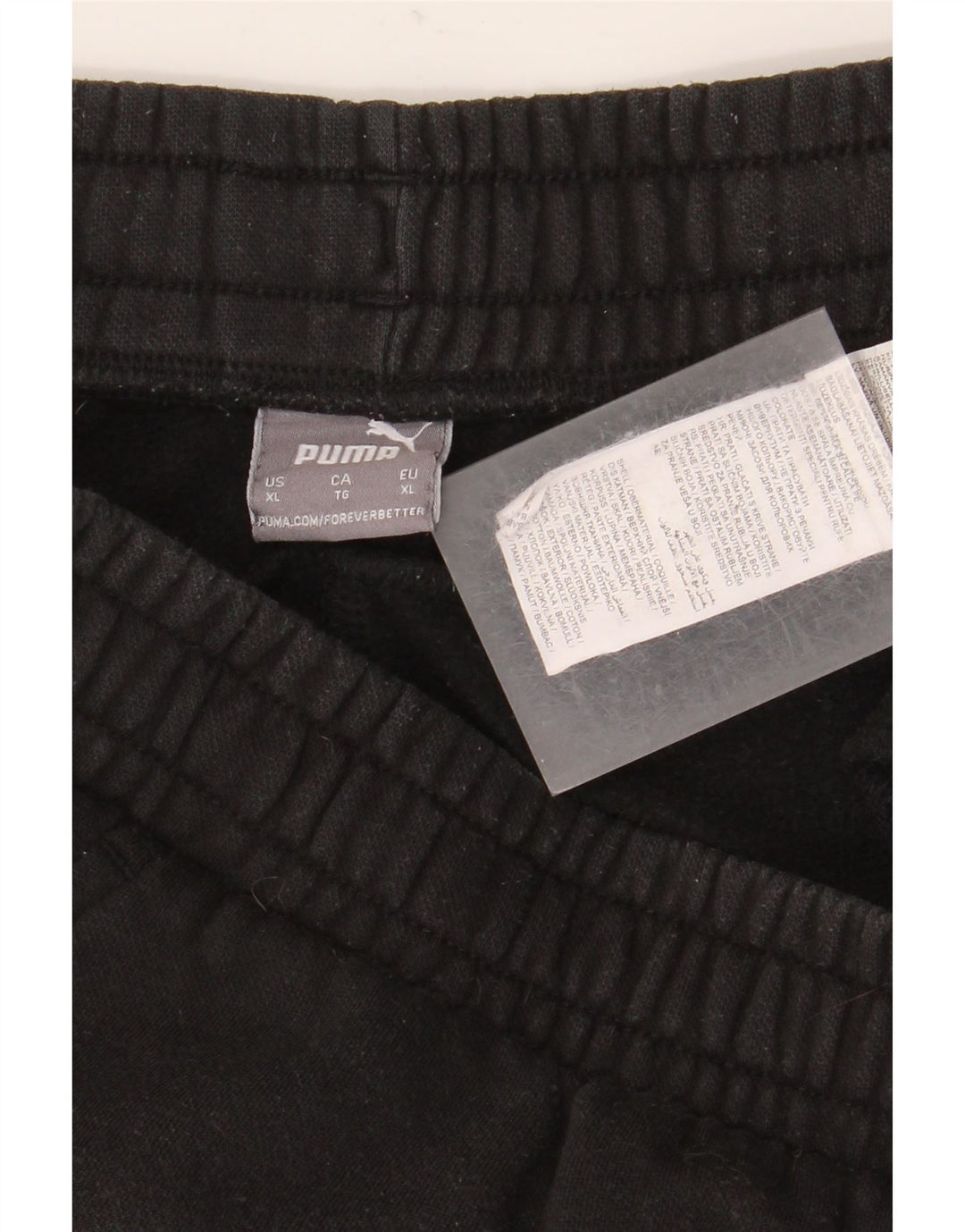 Мужские спортивные брюки Puma XL, черный хлопок