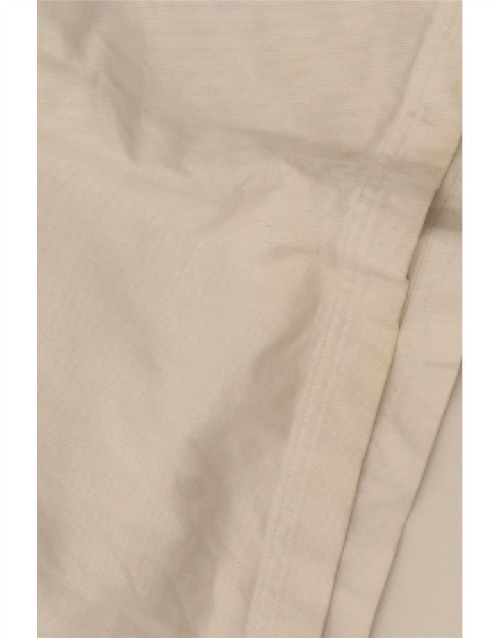 Crew Clothing Мужская пуловерная рубашка из хлопка в большую белую полоску