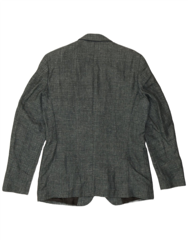 Мужской пиджак Reiss на 2 пуговицах UK 42 XL Серый льняной пиджак