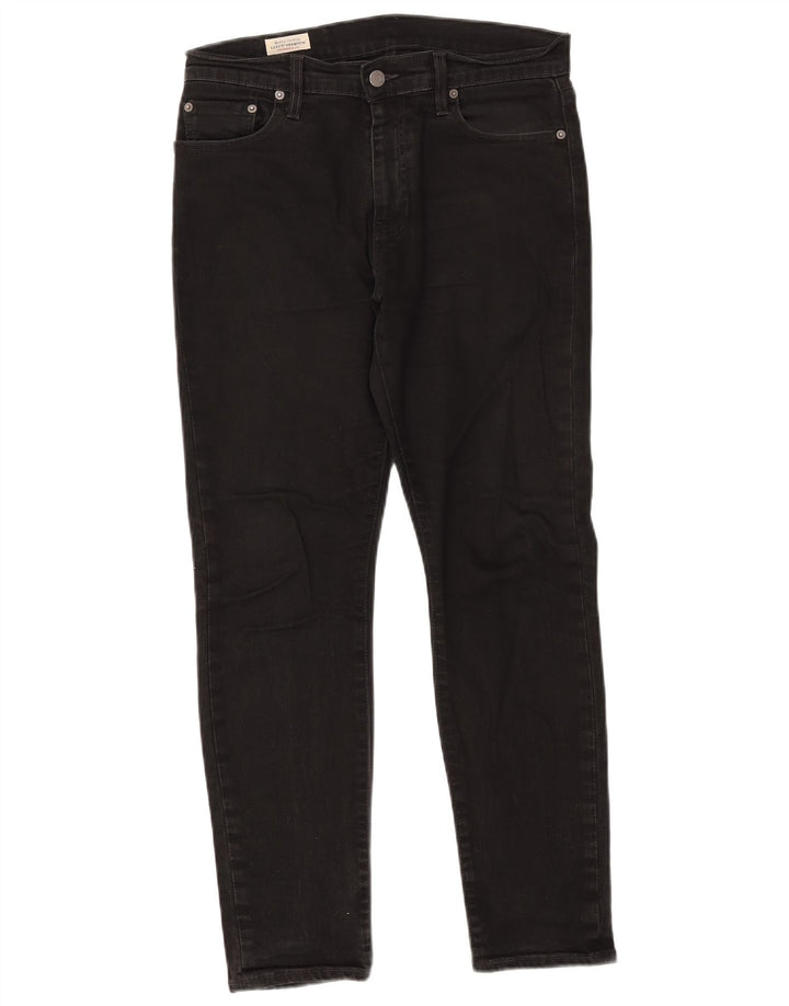Мужские узкие джинсы Levi's W30 L30, черный хлопок