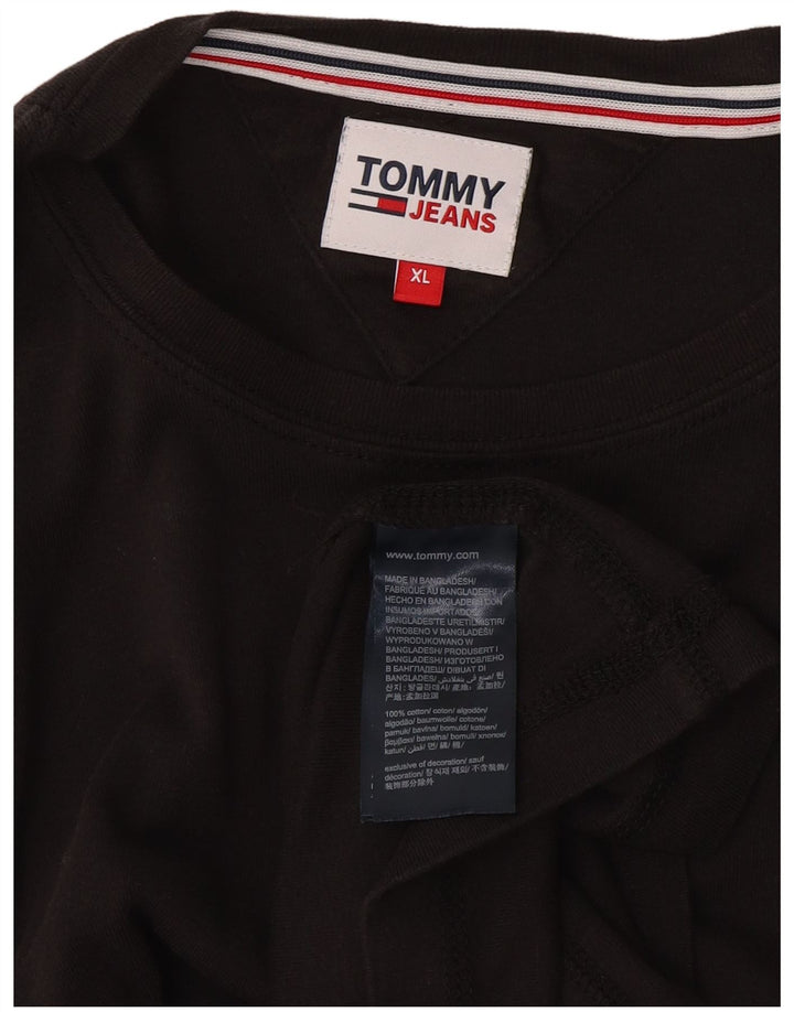 Мужской топ Tommy Hilfiger с длинным рукавом XL, серый хлопок