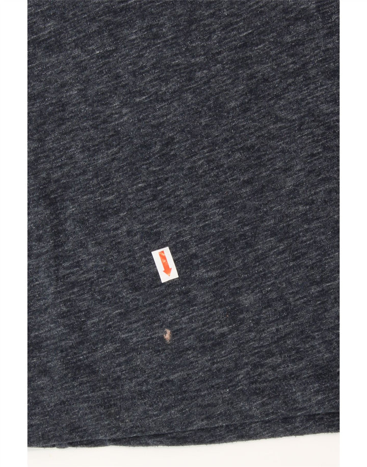 JACK WILLS Mens Slim Fit T-Shirt Top Medium Navy Blue Cotton