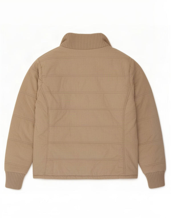 Женская вельветовая куртка Zara UK 14, большой размер, бежевый хлопок