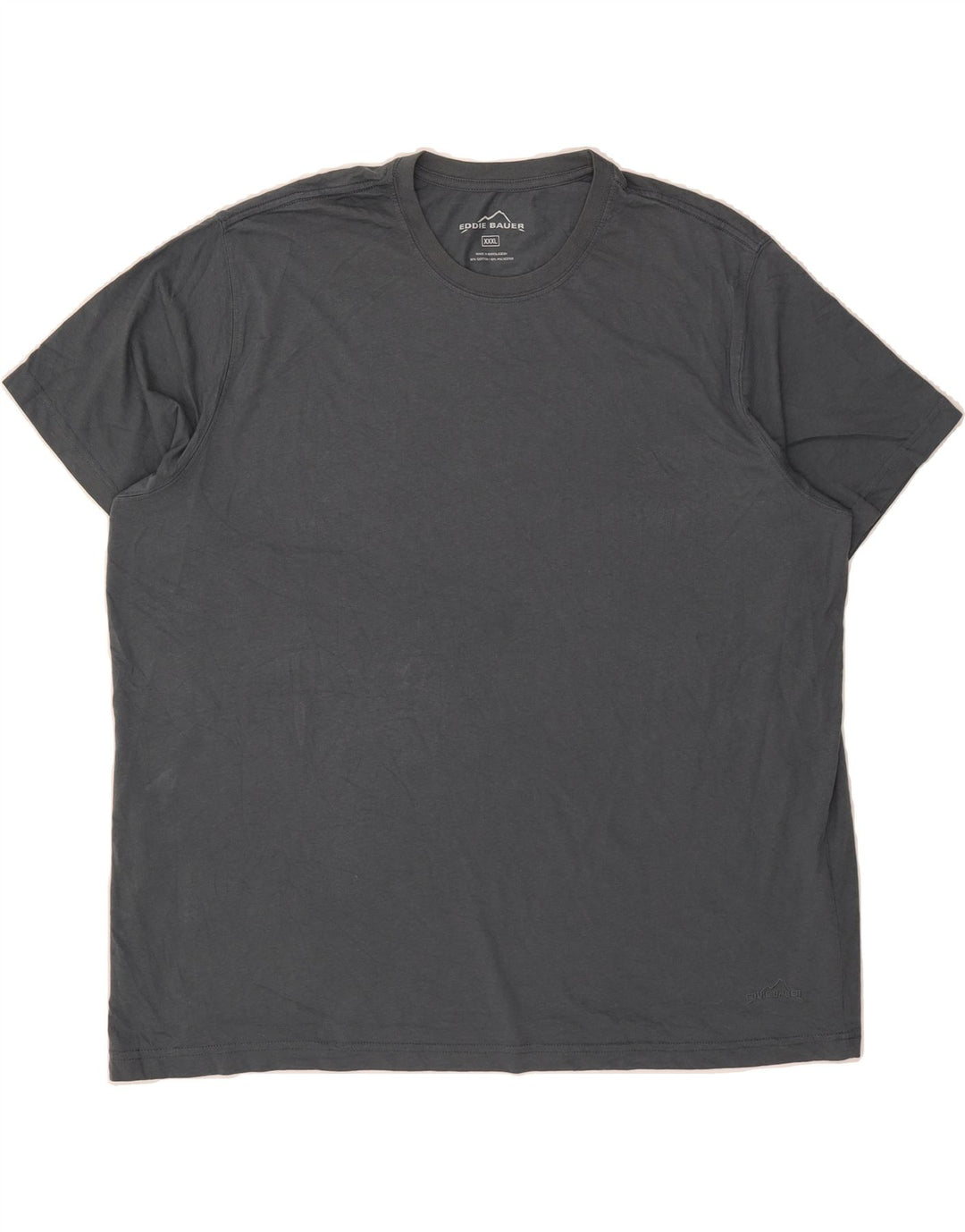 EDDIE BAUER Mens T-Shirt Top 3XL Grey Cotton Vintage Eddie Bauer and Second-Hand Eddie Bauer from Messina Hembry 