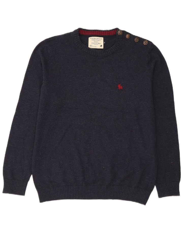 Мужской свитер с круглым вырезом Jack & Jones XL, темно-синий