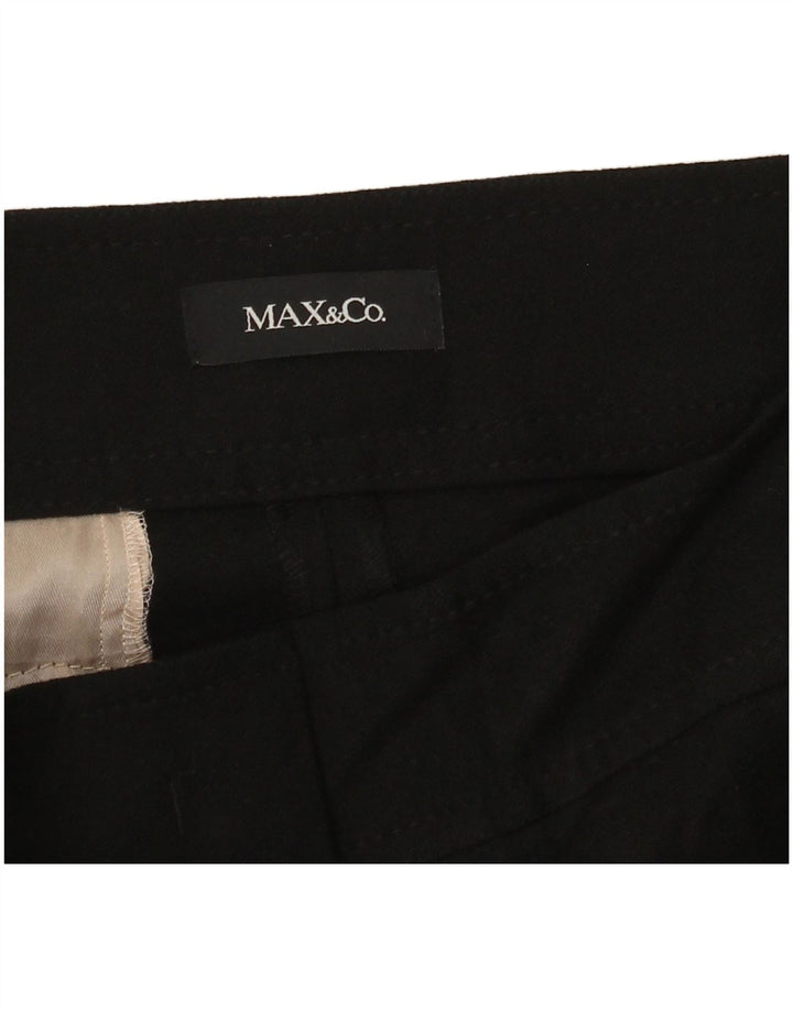 Женские прямые брюки чинос Max & Co. W30 L27 черные