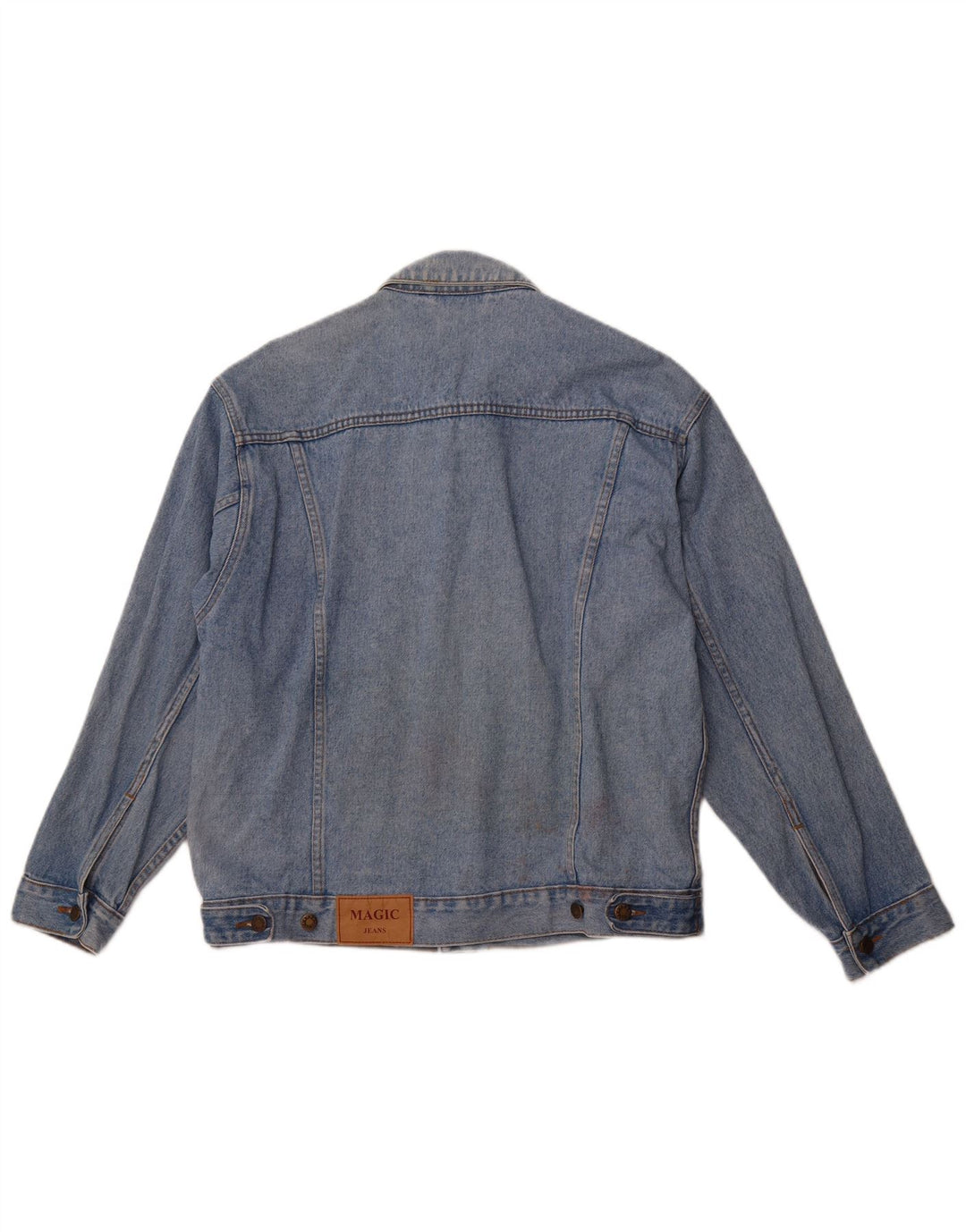 Женская джинсовая куртка MAGIC VENTURE UK 16, большой синий хлопок