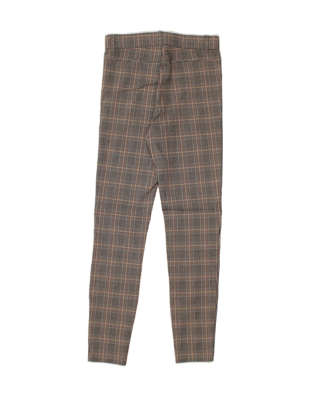 ZARA Womens Slim Casual Trousers Small W26 L27 Grey Check Vintage Zara and Second-Hand Zara from Messina Hembry 